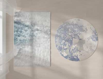 现代布艺地毯3D模型下载